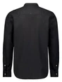 No Excess Shirt Granddad Solid With Linen 27470218SN