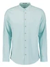 No Excess Shirt Granddad Solid With Linen 27470218SN