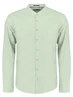 No Excess Shirt Granddad Solid With Linen 27470218SN
