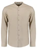 No Excess Shirt Granddad Solid With Linen 27470218SN