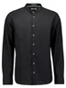 No Excess Shirt Granddad Solid With Linen 27470218SN