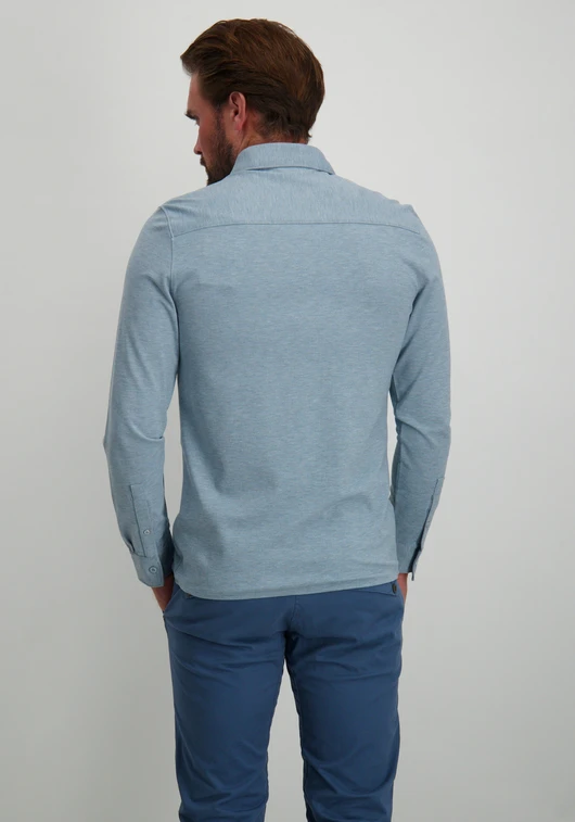No Excess Shirt Jersey Melange Stretch 25410780