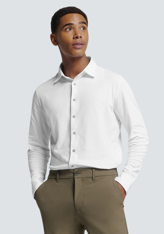 No Excess Shirt Jersey Pique Stretch N4186