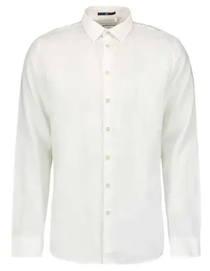 No Excess Shirt Linen Solid 23470213SN