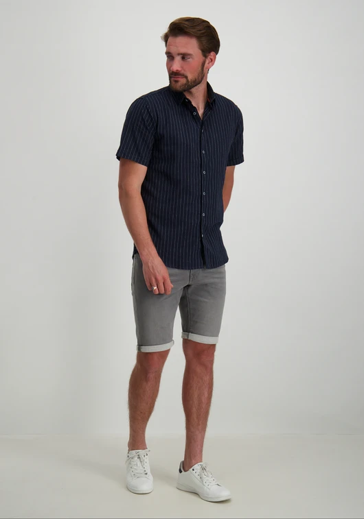 No Excess Shirt Short Sleeve 2 Coloured Strip 23480342