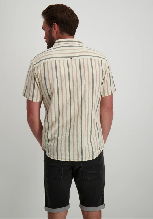 No Excess Shirt Short Sleeve 3 Coloured Strip 24440451