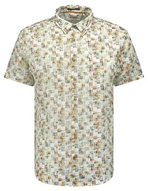 No Excess Shirt Short Sleeve Allover Printed 23440305
