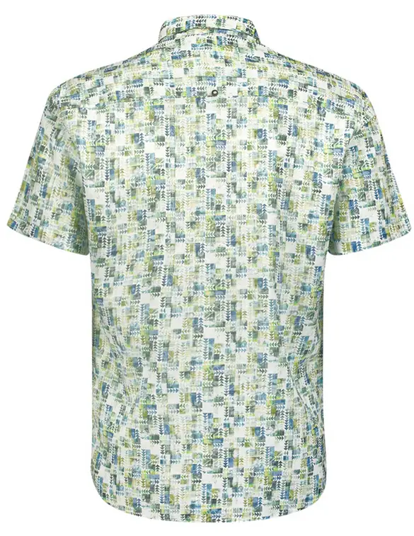 No Excess Shirt Short Sleeve Allover Printed 23440305