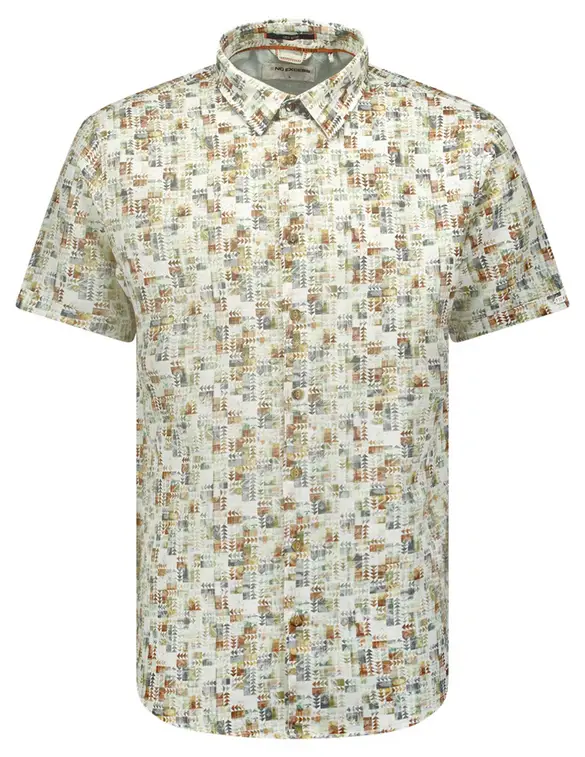 No Excess Shirt Short Sleeve Allover Printed 23440305