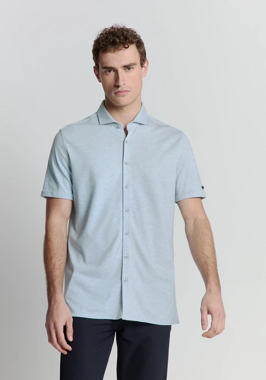 No Excess Shirt Short Sleeve Jersey Melange S 27420381