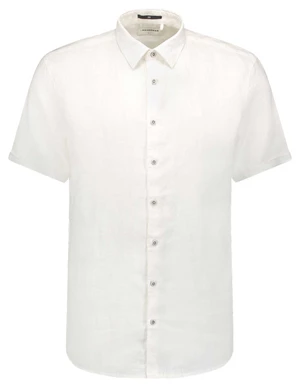 No Excess Shirt Short Sleeve Linen Solid 23480336SN