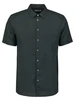 No Excess Shirt Short Sleeve Solid With Linen 27480321SN
