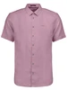 No Excess Shirt Short Sleeve Solid With Linen 27480321SN