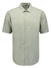 No Excess Shirt Short Sleeve Solid With Linen 27480321SN