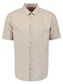 No Excess Shirt Short Sleeve Solid With Linen 27480321SN