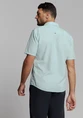 No Excess Shirt Short Sleeve Solid With Linen 27480321SN