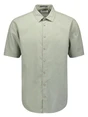 No Excess Shirt Short Sleeve Solid With Linen 27480321SN