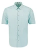 No Excess Shirt Short Sleeve Solid With Linen 27480321SN
