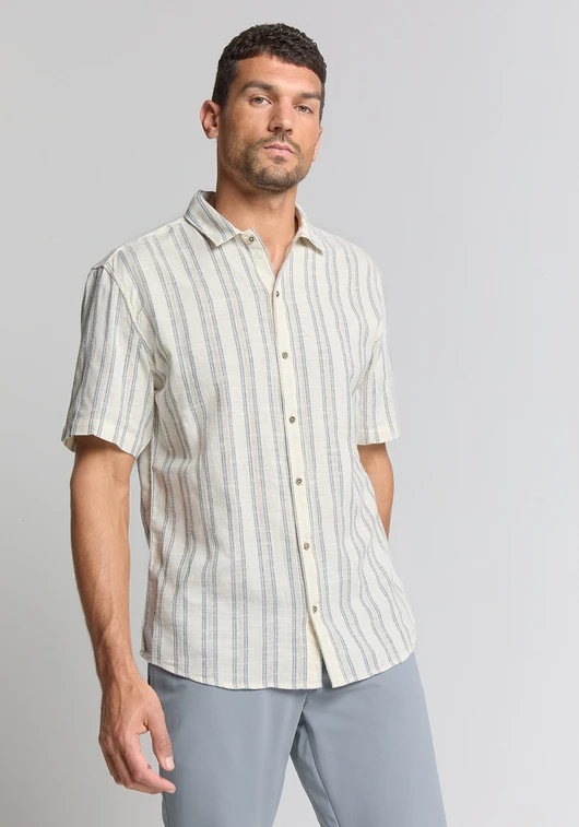 No Excess Shirt Short Sleeve Vertical Dobby S 28460431