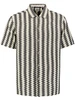 No Excess Shirt Short Sleeve Zig Zag Jacquard 28490488