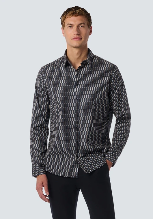 No Excess Shirt Stretch Allover Printed 25430711