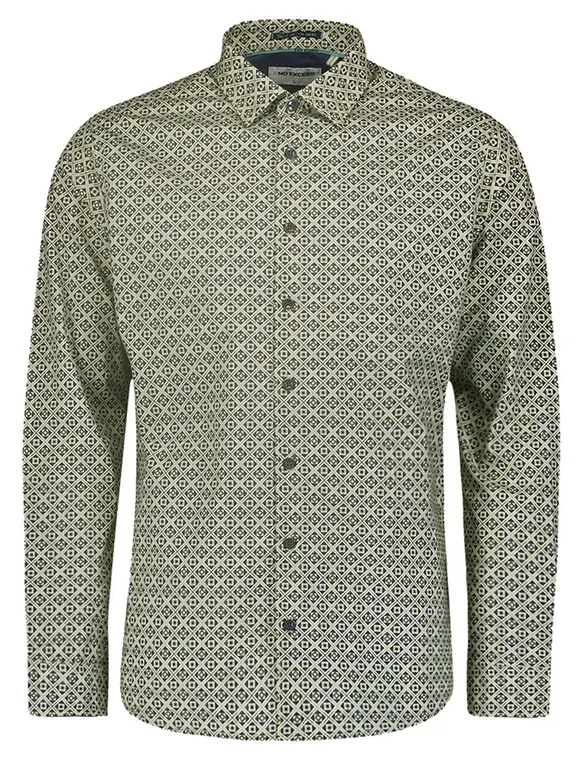 No Excess Shirt Stretch Allover Printed 25450732