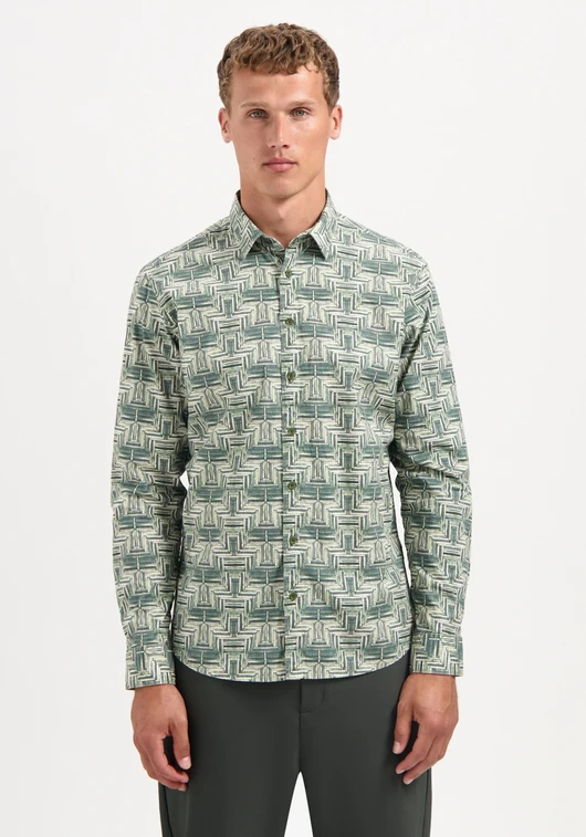 No Excess Shirt Stretch Allover Printed 29450701