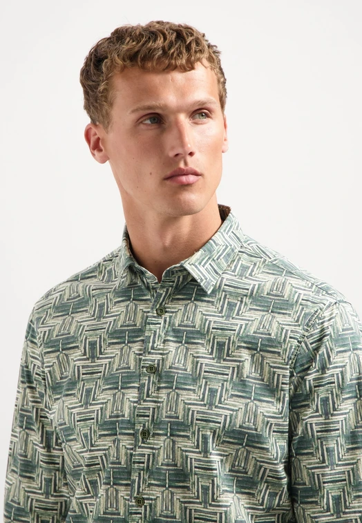 No Excess Shirt Stretch Allover Printed 29450701