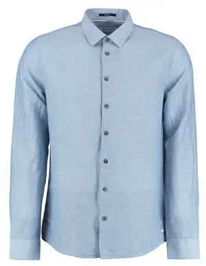 No Excess Shirt Stripes With Linen Responsibl 15430224