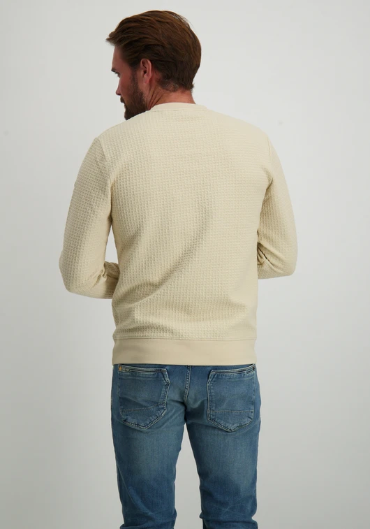 No Excess Sweater Crewneck Double Layer Jacqu 25100908