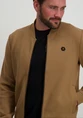 No Excess Sweater Full Zipper Pique Bomber 25100806SN