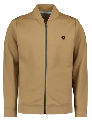 No Excess Sweater Full Zipper Pique Bomber 25100806SN