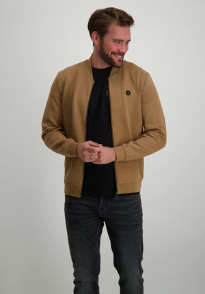 No Excess Sweater Full Zipper Pique Bomber 25100806SN