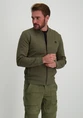 No Excess Sweater Full Zipper Pique Bomber N1006