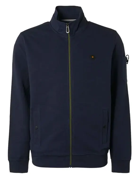 No Excess Sweater Full Zipper Twill Jacquard 19100224