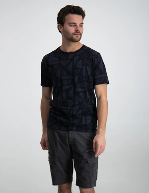 No Excess T-Shirt Crewneck Allover Printed Sl 20350426
