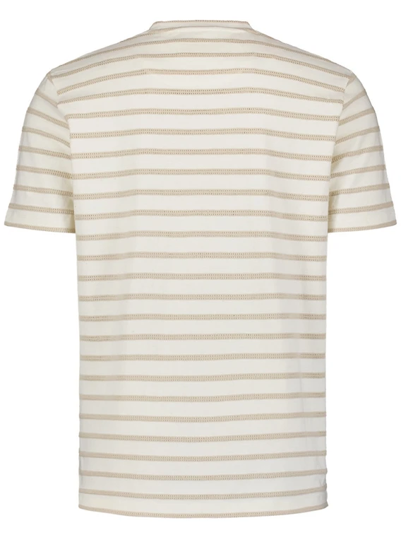 No Excess T-Shirt Crewneck Jacquard Stripes 27350304