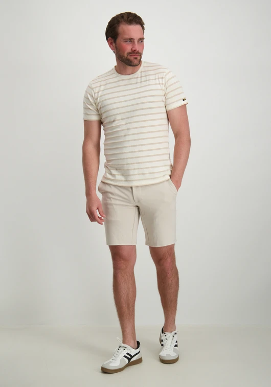 No Excess T-Shirt Crewneck Jacquard Stripes 27350304