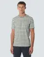 No Excess T-Shirt Crewneck Melange Stripes 23350329