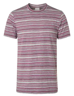 No Excess T-Shirt Crewneck Multi Colour Strip 16350452