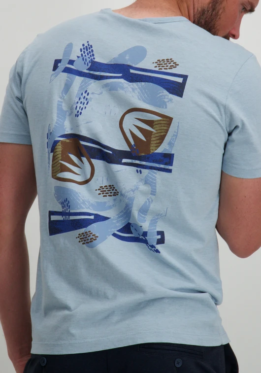 No Excess T-Shirt Crewneck Placed Prints Garm 24350438
