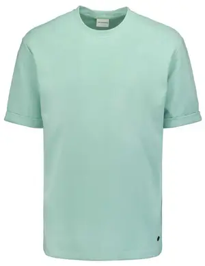 No Excess T-Shirt Crewneck Solid Jacquard 23360271