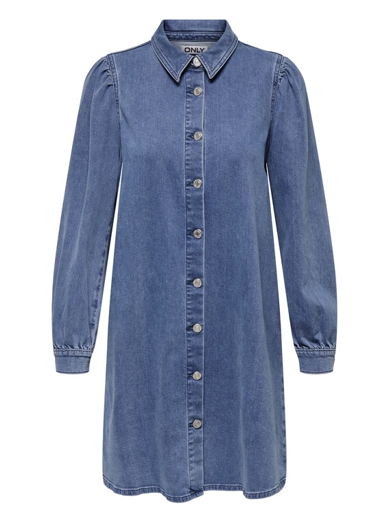 Only ONLALMA L/S DRESS DNM CRO 15345570