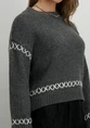 Only ONLAMANDA LIFE LS O-NECK DETAIL CC 15330089