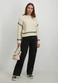Only ONLAMANDA LIFE LS O-NECK DETAIL CC 15330089