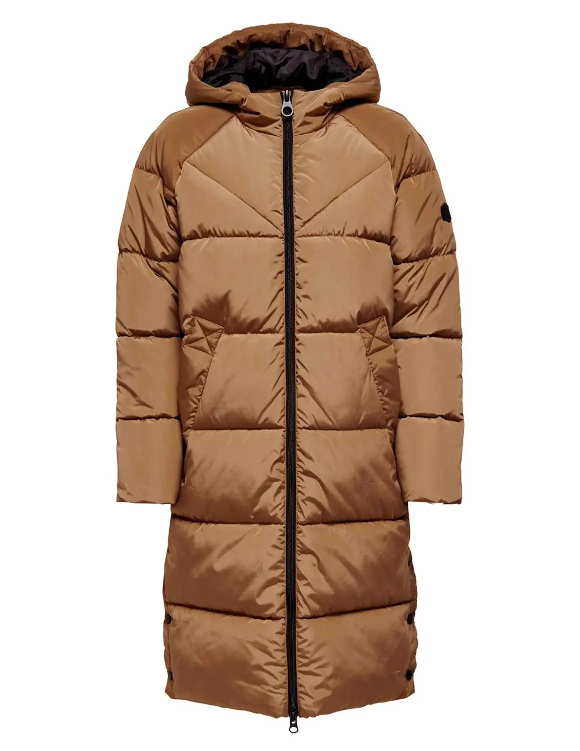 oplichterij Geleend Uitdrukking Only ONLAMANDA LONG PUFFER COAT CC OTW 15233425 bruin kopen bij The Stone