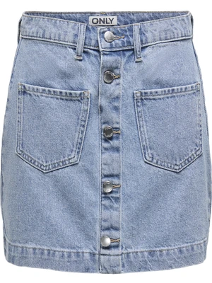 Only ONLAMAZING HW SKIRT TAI DNM NOOS 15349035