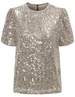 Only ONLANA S/S LOOSE SEQUINS TOP JRS 15333850