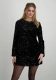Only ONLANIKA SEQUINS LS BOW DRESS WVN 15339408