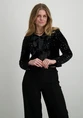 Only ONLANIKA SEQUINS LS BOW TOP WVN 15339412